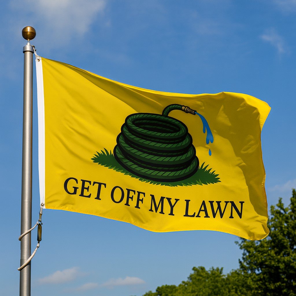 Get Off My Lawn Flag - The Original Underground