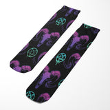 Goat Skulls and Pentacles Socks - The Original Underground