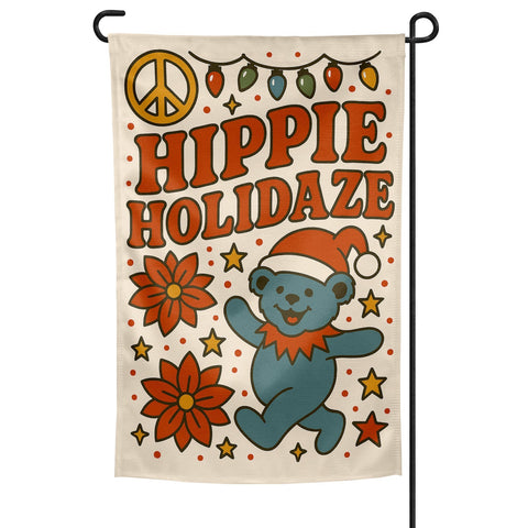 Hippie Holidaze Garden Flag - The Original Underground