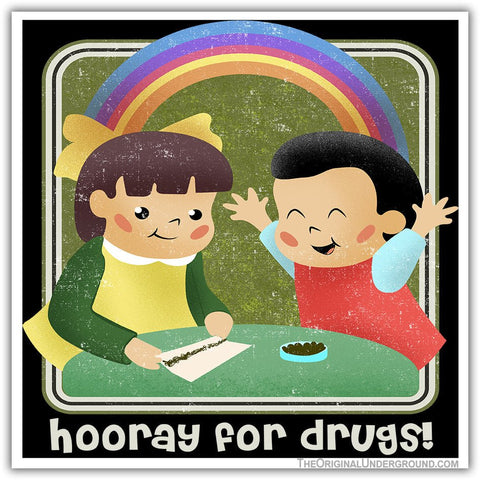 Hooray for Drugs Car Magnet - The Original Underground