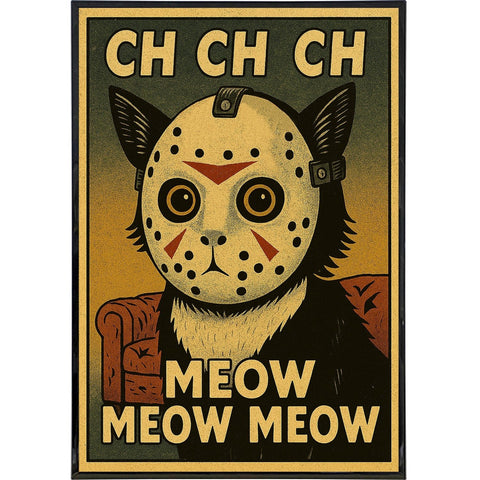 Jason the Cat Friday the Thirteenth Original Poster Print - The Original Underground