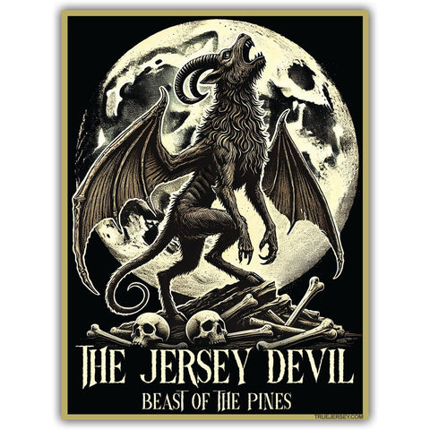 Jersey Devil Beast of the Pines Car Magnet - The Original Underground