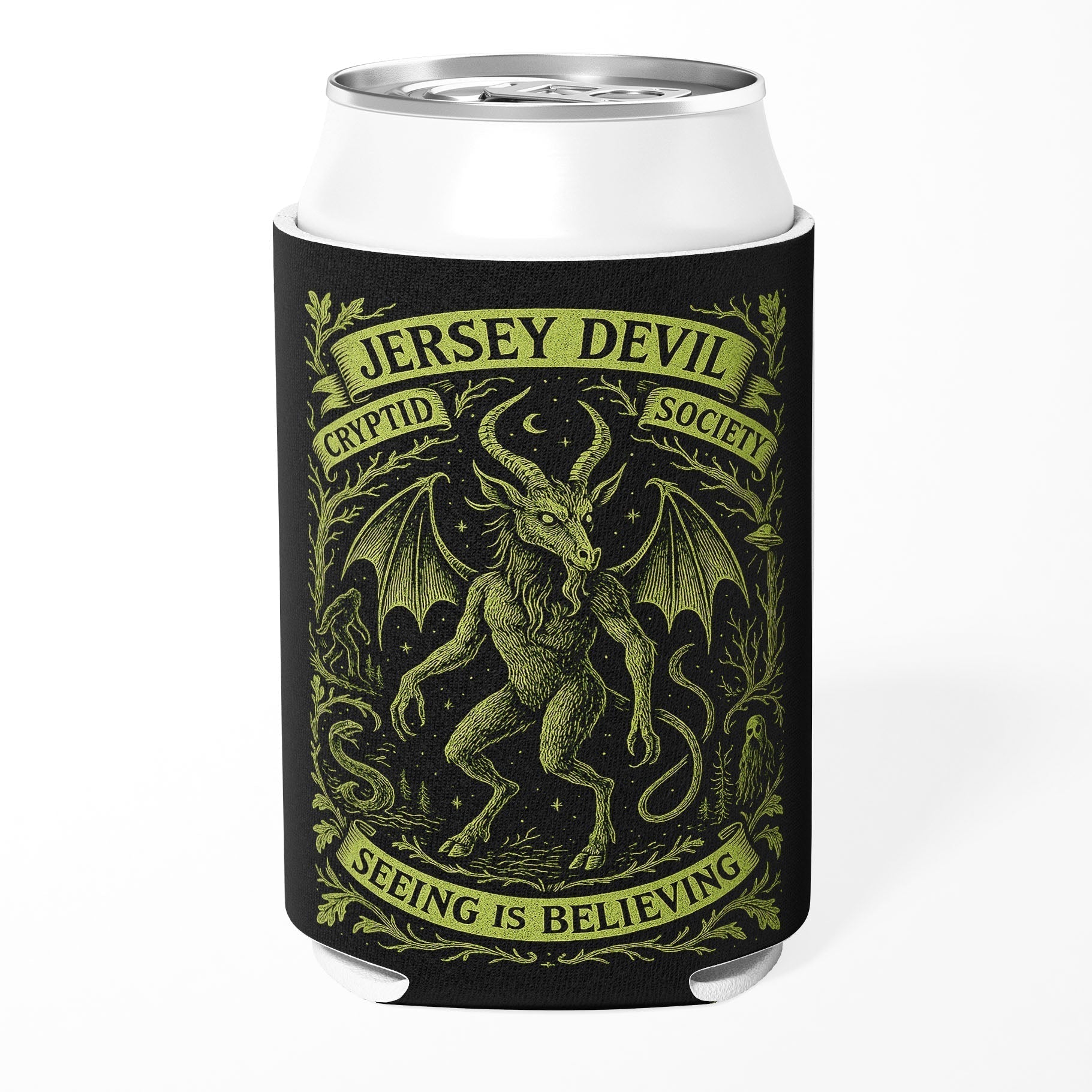 Jersey Devil Cryptid Society Can Cooler - The Original Underground