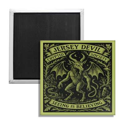 Jersey Devil Cryptid Society Fridge Magnet - The Original Underground
