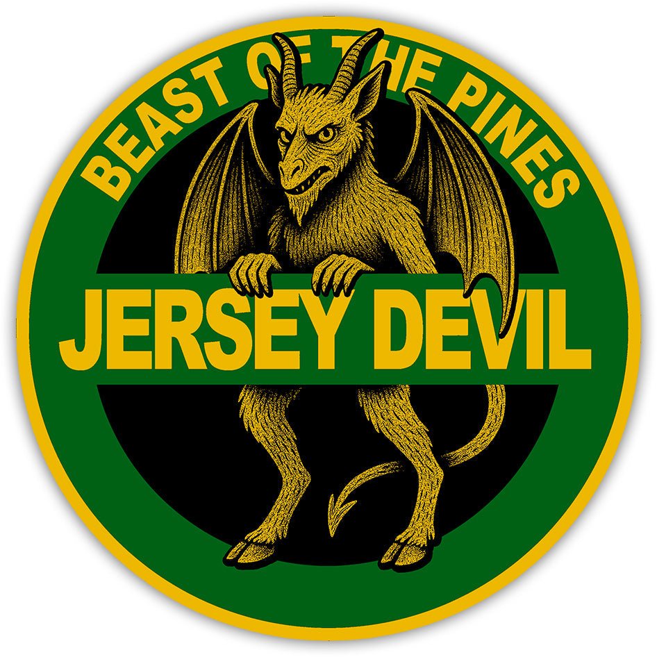Jersey Devil Highway Sign Sticker - The Original Underground