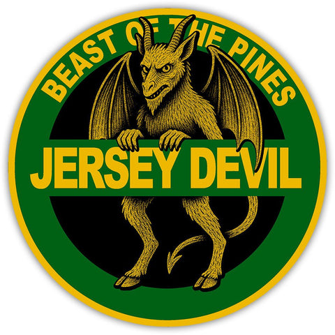 Jersey Devil Highway Sign Sticker - The Original Underground