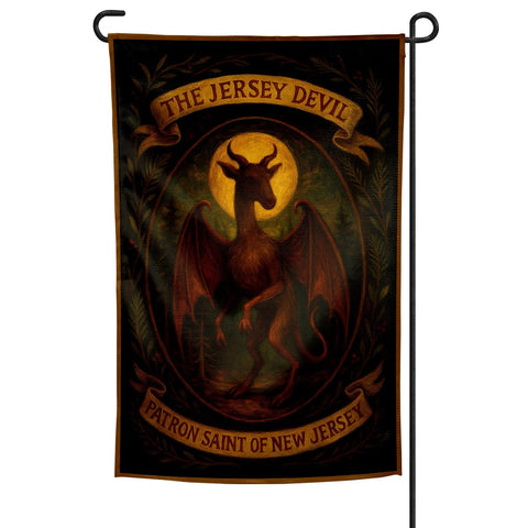 Jersey Devil Patron Saint of New Jersey Garden Flag - The Original Underground