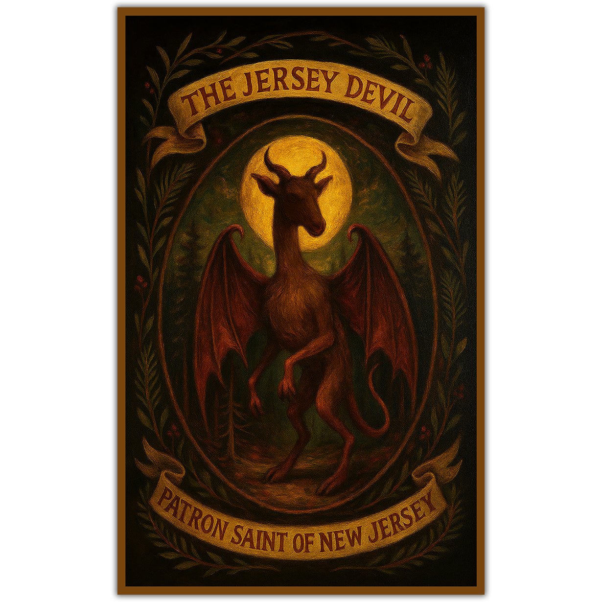 Jersey Devil Patron Saint of New Jersey Sticker - The Original Underground