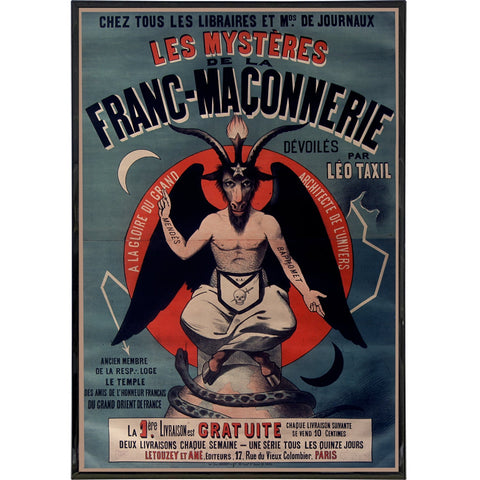 Les Mysteres Baphomet Cover Print - The Original Underground