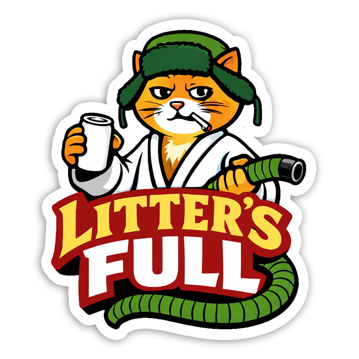 Litter's Full Sticker - The Original Underground