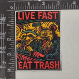 Live Fast Eat Trash Patch - The Original Underground