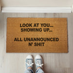 Look At You Showing Up Door Mat - The Original Underground