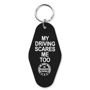 My Driving Scares Me Too Keychain - The Original Underground