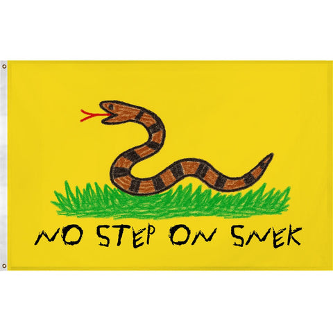 No Step On Snek Flag - The Original Underground