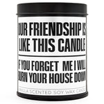 Our Friendship is Like This Candle Scented Candle - The Original Underground