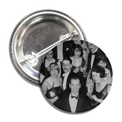 Overlook Hotel "The Shining" Button - The Original Underground