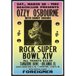 Ozzy Osbourne 1982 Show Poster Print - The Original Underground