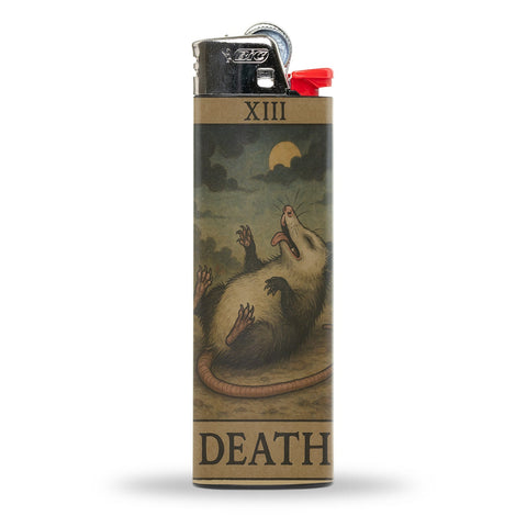 Possum Playing Death Tarot Lighter - The Original Underground