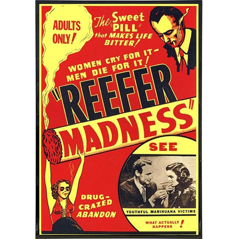 Reefer Madness Film Poster Print - The Original Underground