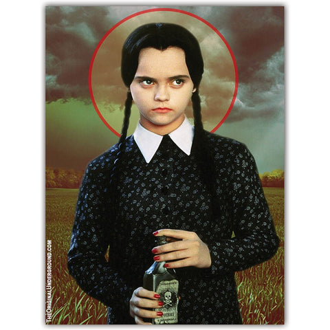 Saint Wednesday Addams Sticker - The Original Underground