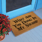 Shrek "What Are You Doing in My Swamp" Door Mat - The Original Underground
