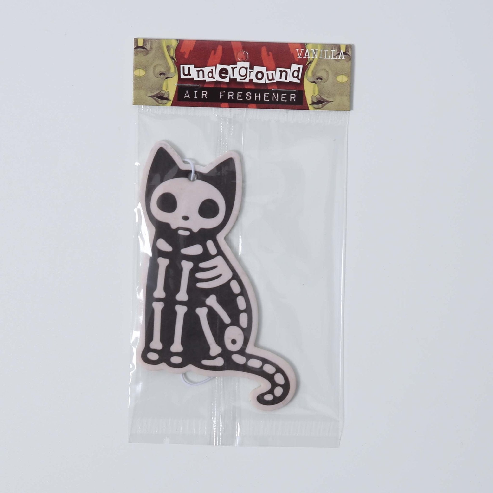 Skeleton Cat Air Freshener - The Original Underground