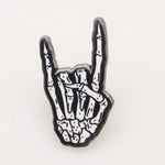 Skeleton Rock Hand Enamel - The Original Underground