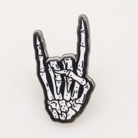 Skeleton Rock Hand Enamel - The Original Underground