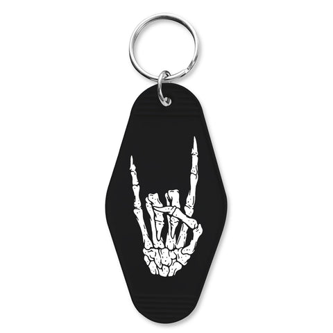 Skeleton Rock Hand Keychain - The Original Underground