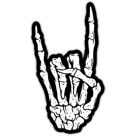 Skeleton Rock Hand Sticker - The Original Underground