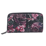 Skulls and Flowers Clutch Handbag - The Original Underground