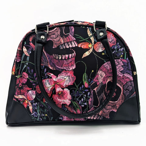 Skulls and Flowers Purse - The Original Underground