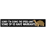 Some of Us Have Warrants Sticker - The Original Underground