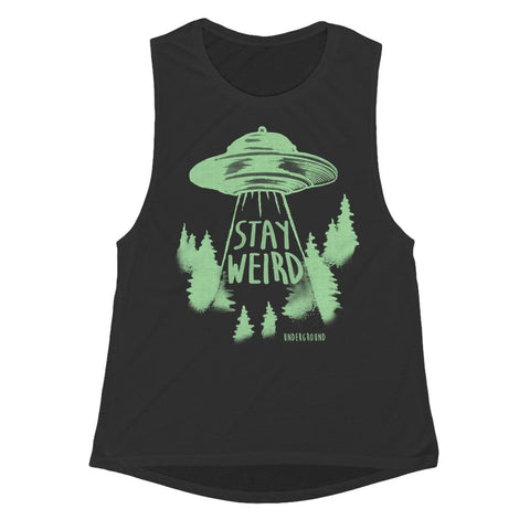 Stay Weird Girls Tank - The Original Underground