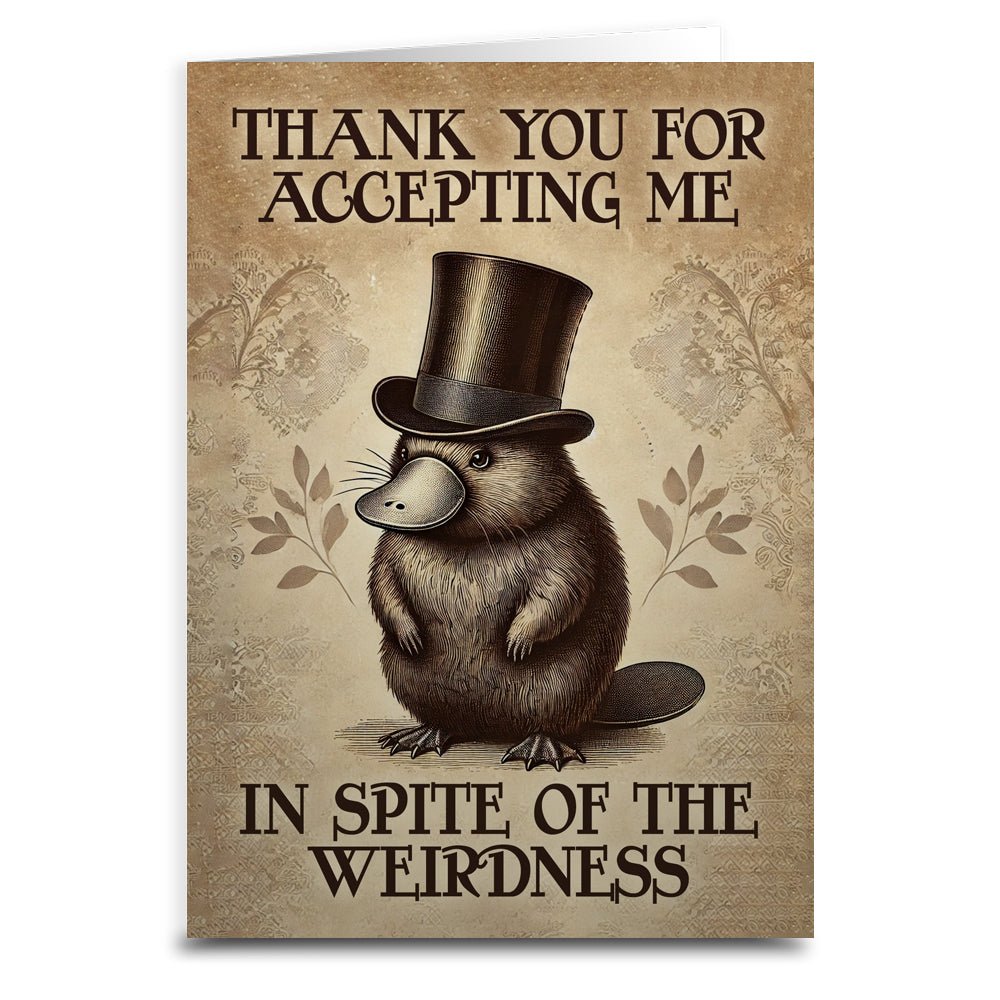 Thank You for Accepting Me Greeting Card - The Original Underground
