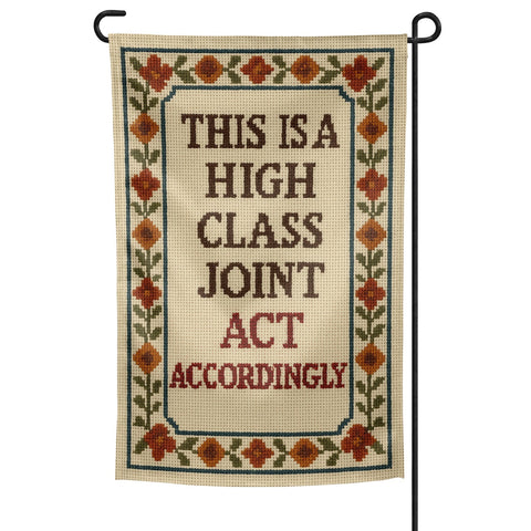 This is a High Class Joint Garden Flag - The Original Underground