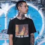 This Is Fine Cat Guys Shirt - The Original Underground