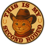 This Is My Second Rodeo Sticker - The Original Underground