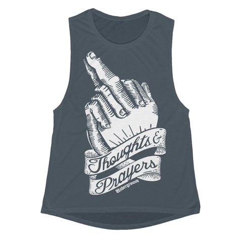 Thoughts and Prayers Girls Tank - The Original Underground