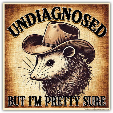 Undiagnosed but I'm Pretty Sure Sticker - The Original Underground