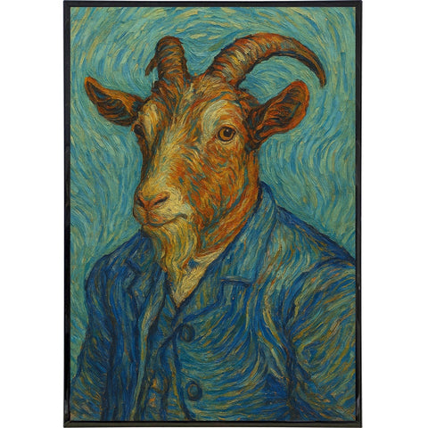 Vincent Van Goat Poster Print - The Original Underground