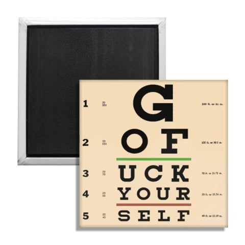 Eye Exam Chart Fridge Magnet - The Original Underground