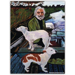 Goodfellas Dog Painting Car Magnet - The Original Underground