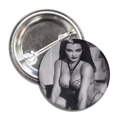 Lily Munster Button - The Original Underground