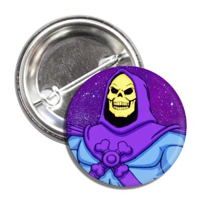 Skeletor Button - The Original Underground